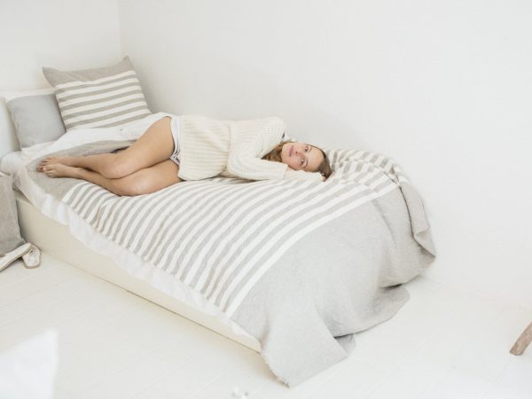Camille Leinen Plaid von Libeco