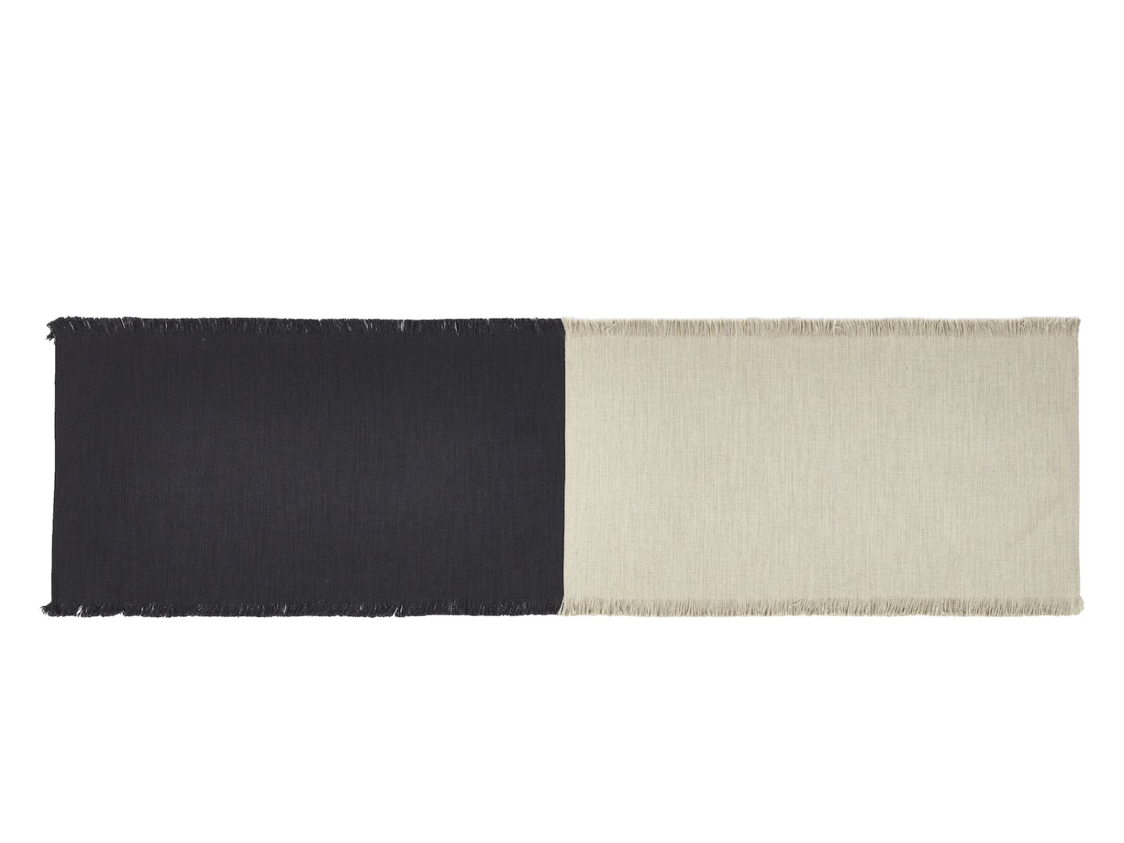 Construction Teppich Faded Black Leinen-Wolle-Mix von Libeco – Bild 5
