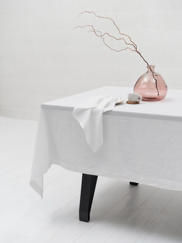 Cygna Leinen Tischdecke von Geniksa – Bild 2