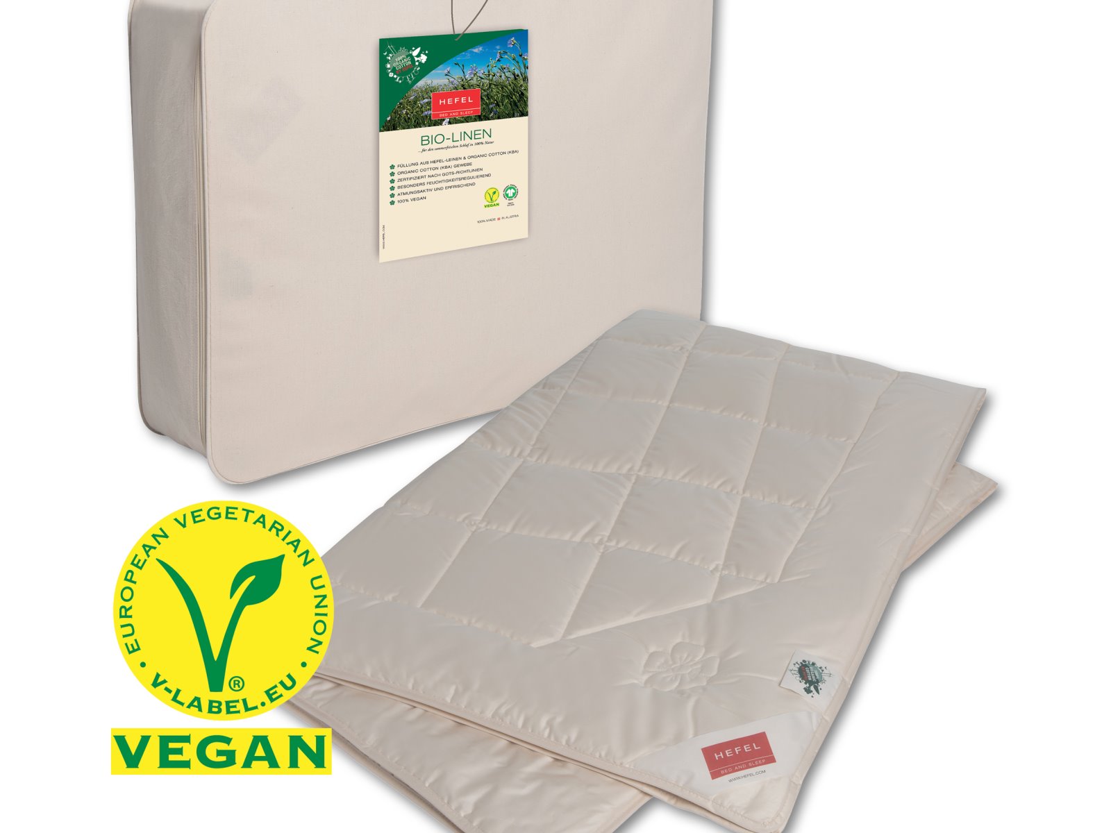 Bio Linen Sommerdecke von HEFEL - Vegan – Bild 2