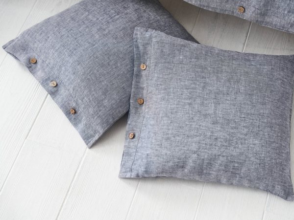Heron Buttons Leinen Bettwäsche von Geniksa – Bild 5