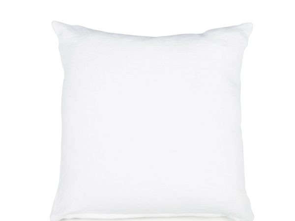 Hudson Optic White Leinen Coverlet und Kissen von Libeco – Bild 5