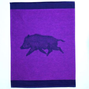 Krautjunker - Herforder Grubentuch von Schlitzer Leinen in Violett