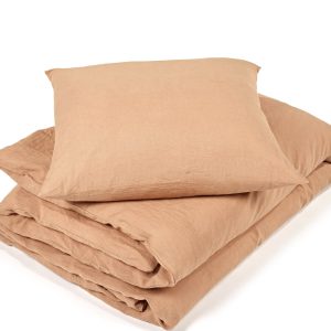 Madison Cinnamon Farbige Leinen Bettwäsche von Libeco