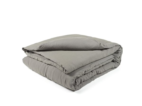 Madison Dark Grey Farbiges Leinen Spannbettlaken von Libeco – Bild 4