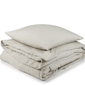 Madison Light Grey Farbige Leinen Bettwäsche von Libeco