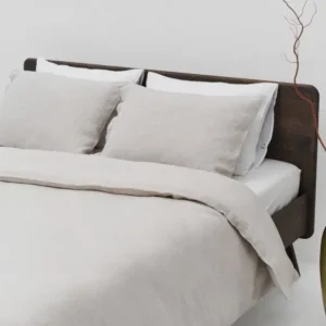 Natural Buttons Leinen Bettwäsche von Geniksa