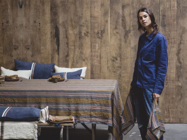 Olympia Stripe - reines Leinen für den Tisch von Libeco