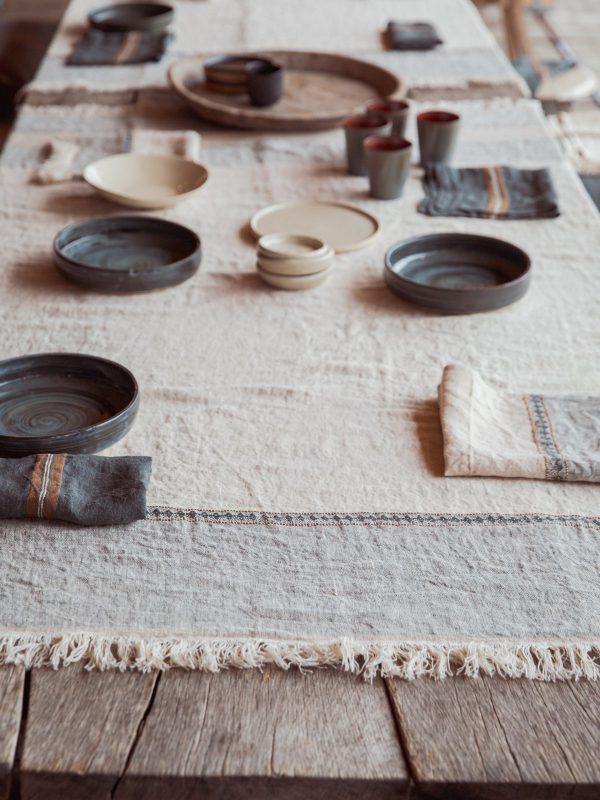 The Belgian Table Throw Ioulida reines Leinen von Libeco – Bild 3