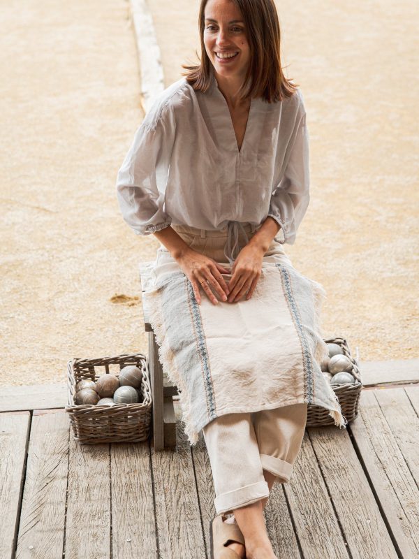 The Belgian Table Throw Ioulida reines Leinen von Libeco – Bild 5