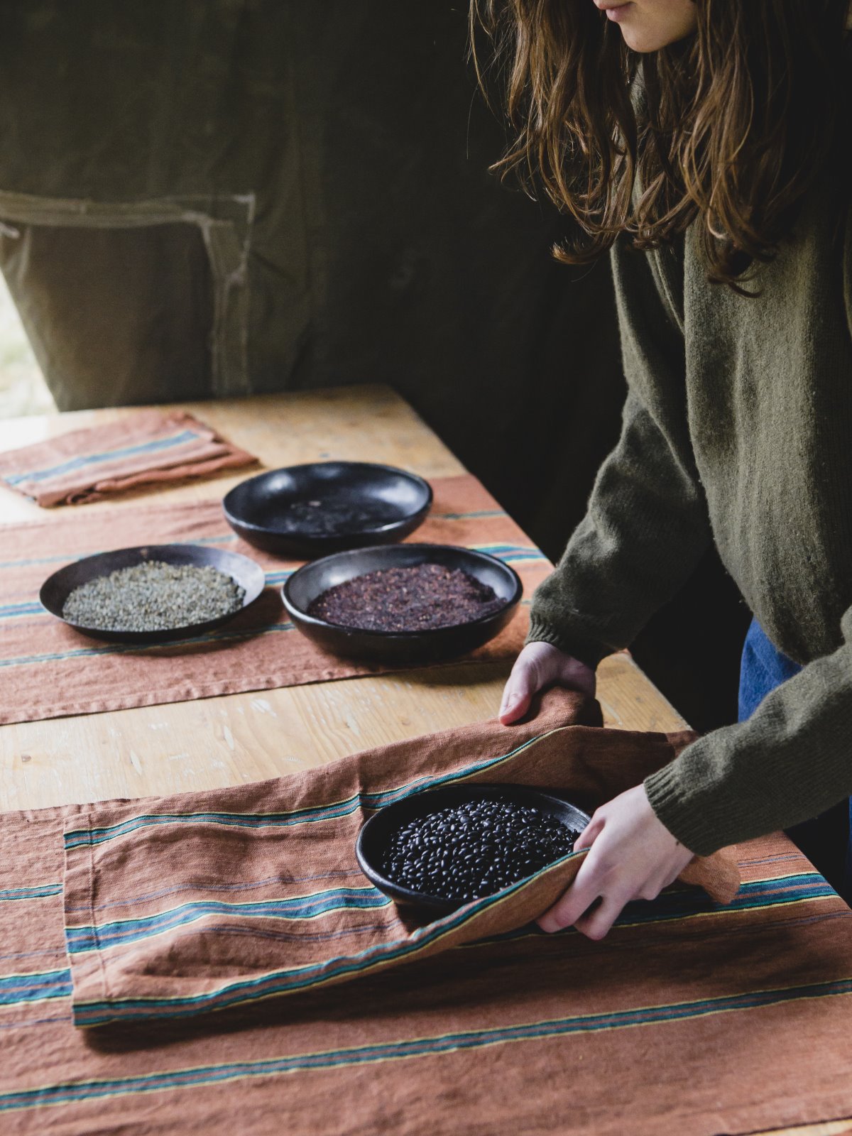 The Ontario Stripe - reines Leinen für den Tisch von Libeco – Bild 3