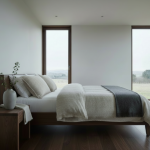 Bio Leinen Bettwäsche mit feinem Fischgrat von Vieböck 203