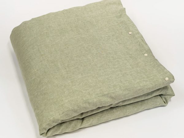 Bio Leinen Bettwäsche Olive von Vieböck 275ö