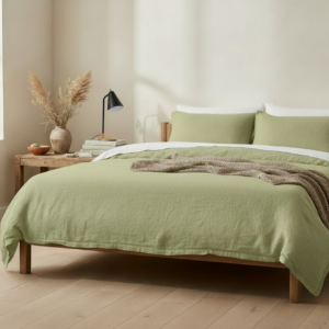 Bio Leinen Bettwäsche Olive von Vieböck 275ö