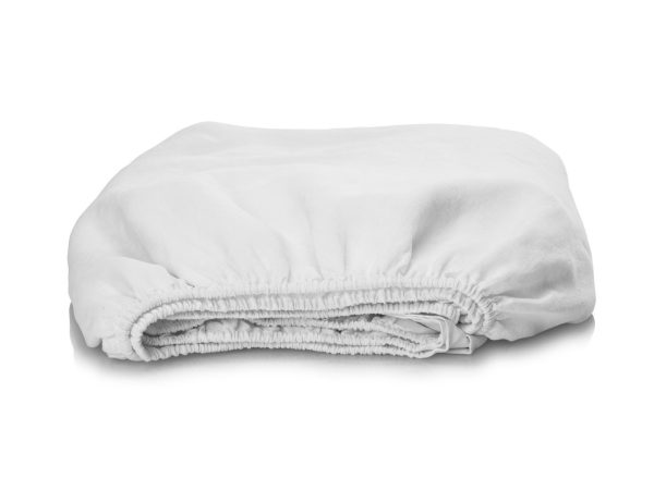 Madison White Leinen Spannbettlaken von Libeco