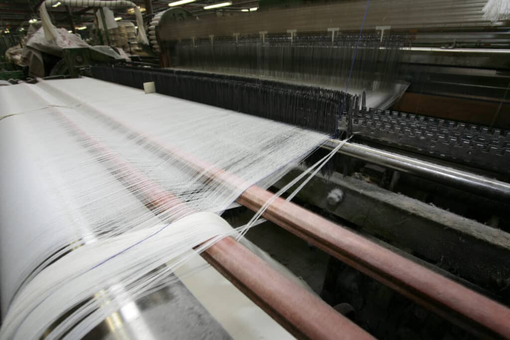 Geniksa Manufaktur in Südlitauen, regionale Verarbeitung baltischer Leinenwäsche.