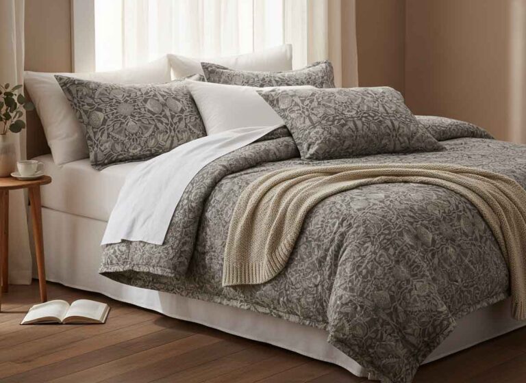 Ein Bett in einem Zimmer