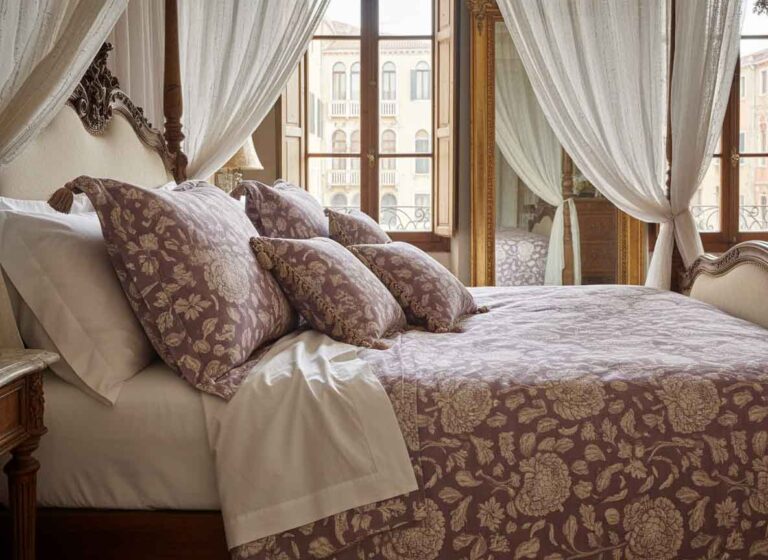 A bed in Venice