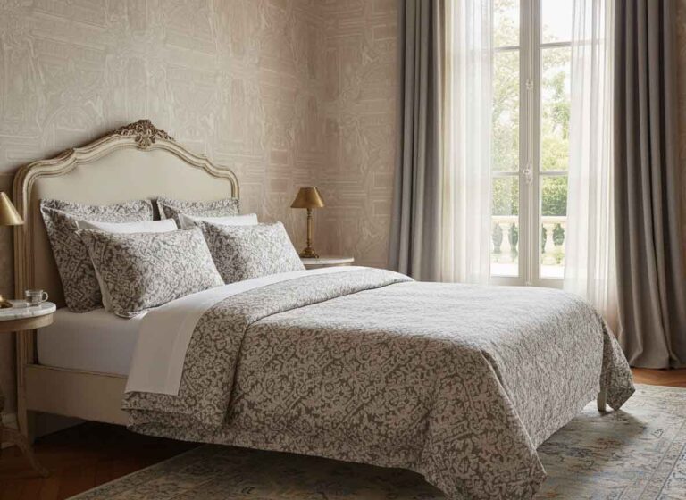 A bed in a French castle