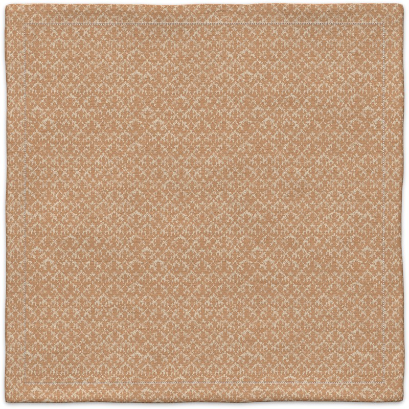 A beige carpet with a pattern on it.