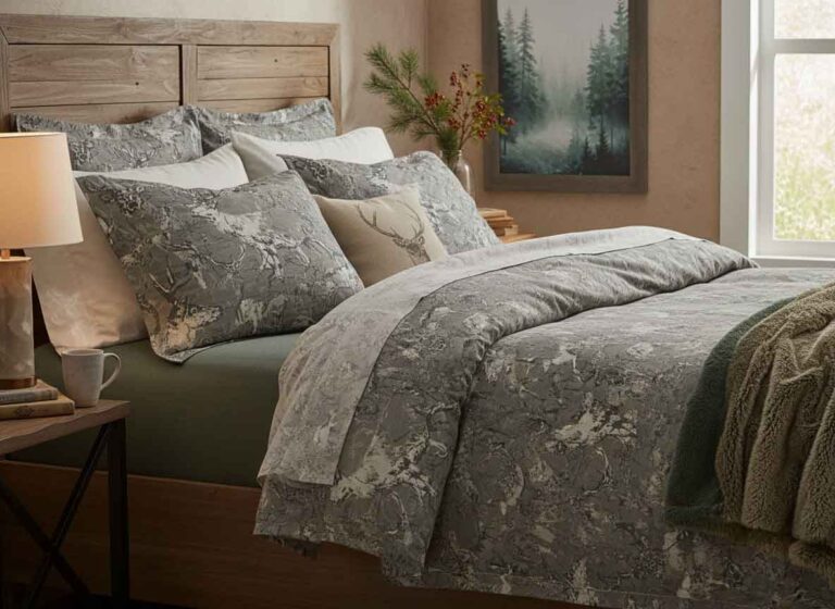 Ein Bett in einem Zimmer