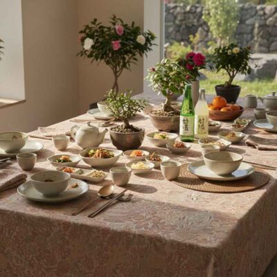 A set table