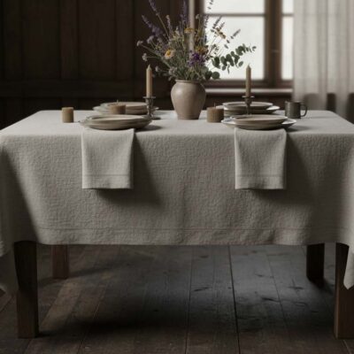 Ein Tisch in einem Zimmer