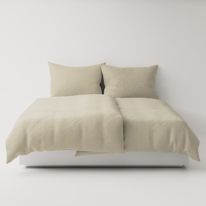 A bed with two pillows on top.