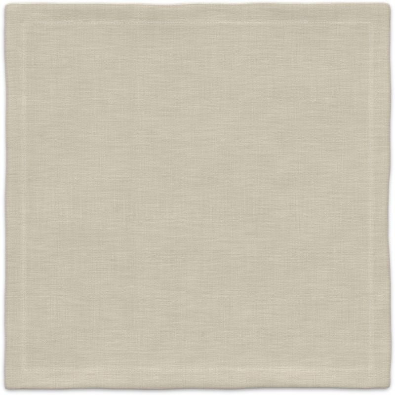 A plain-colored linen napkin on a white background.
