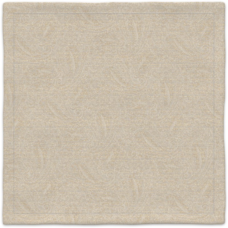 A beige carpet with a pattern on it.