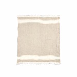 Flax Stripe - Reines Leinen Handtuch von Libeco