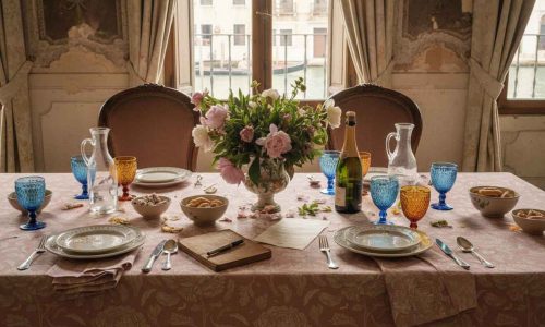 Ein Tisch in Venedig