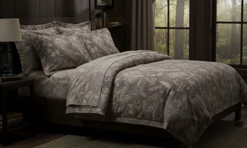 Ein Bett in einem Zimmer