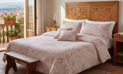 Ein Bett in einem Zimmer