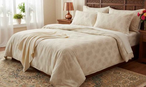 Ein Bett in einem Zimmer